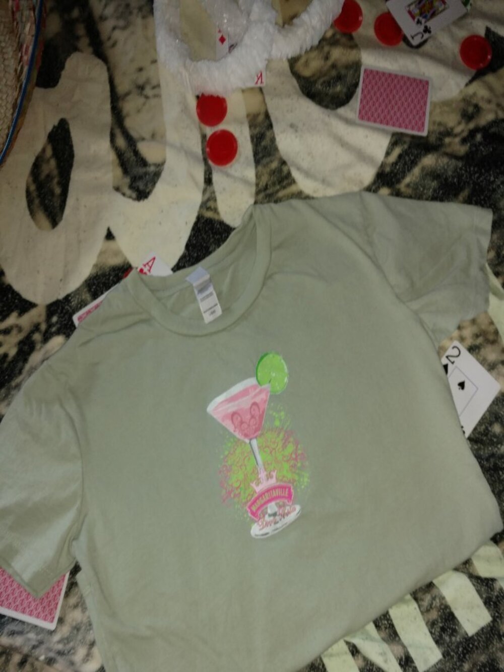 Margarita Divarita Ladies Baby Tee Lg NWOT